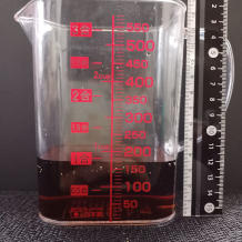 横から見た170gのめんつゆ