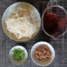 納豆そうめん 1