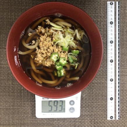 大丼1杯・1人前の納豆オクラうどん