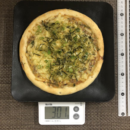 20cm1枚分の納豆ピザ