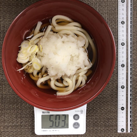 丼1杯・1人前のおろしうどん