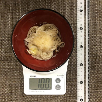 100g分のおろしそうめん