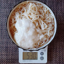 とろろそうめん 4