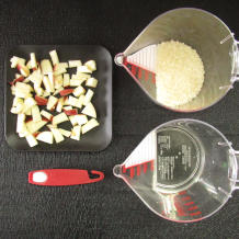 りんごご飯の材料