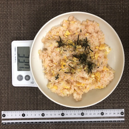 大皿1杯・1人前のたらこチャーハン