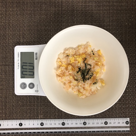 100g分のたらこチャーハン