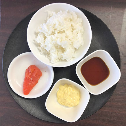 たらこマヨネーズご飯 1