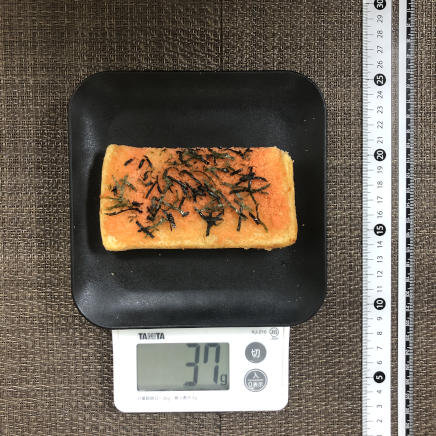 トースト1/2枚分のたらこトースト