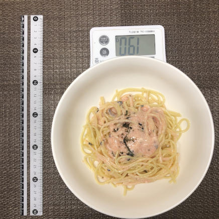 半人前のたらこクリームパスタ