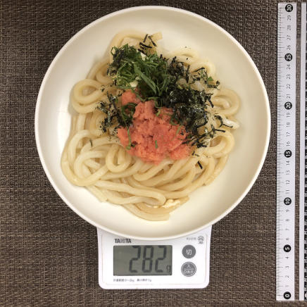 大皿1杯・1人前のたらこバターうどん