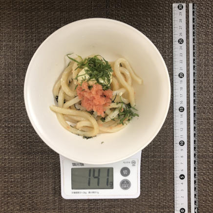 半人前のたらこバターうどん