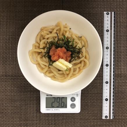 丼1杯・1人前の明太子バターうどん