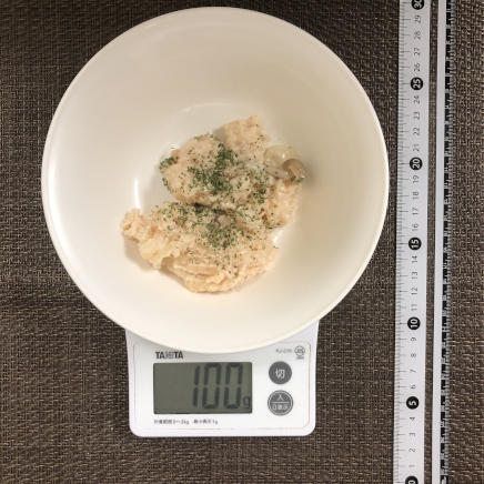 100g分の明太子リゾット