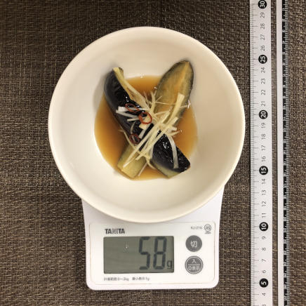 小皿1皿・ハーフサイズのなすの南蛮漬け