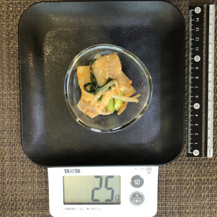 おつまみ皿1杯の豚キムチマヨネーズ 25g