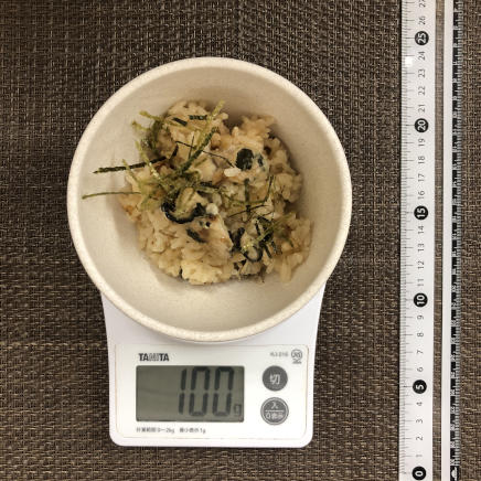 100g分の牡蠣ご飯