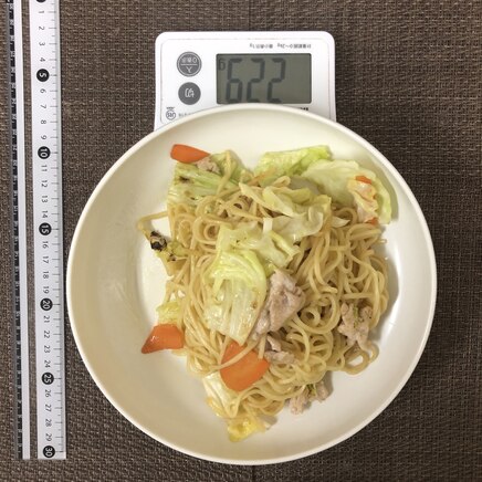 中皿1皿・1人前のバター醤油焼きそば