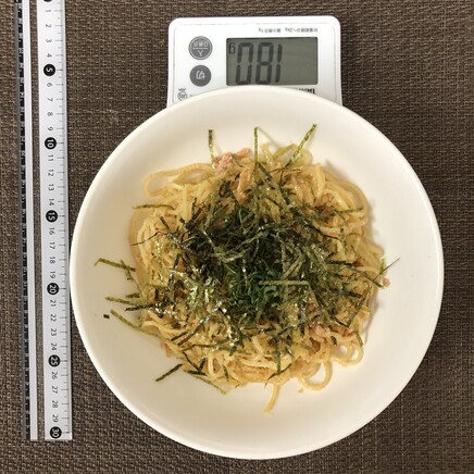 大皿1皿・1人前の明太子焼きそば