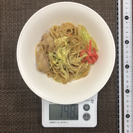 半人前のからしマヨネーズ焼きそば