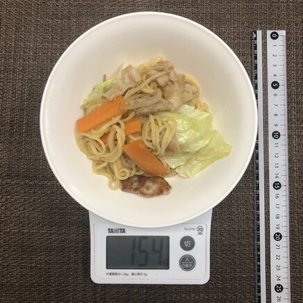 半人前の醤油焼きそば