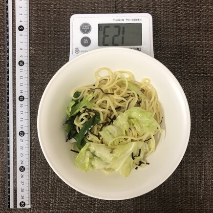 半人前の塩昆布焼きそば