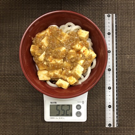 丼1杯・1人前の麻婆うどん