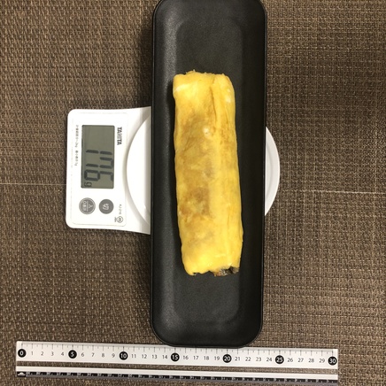 うなぎ1/2分のうなぎの卵焼き
