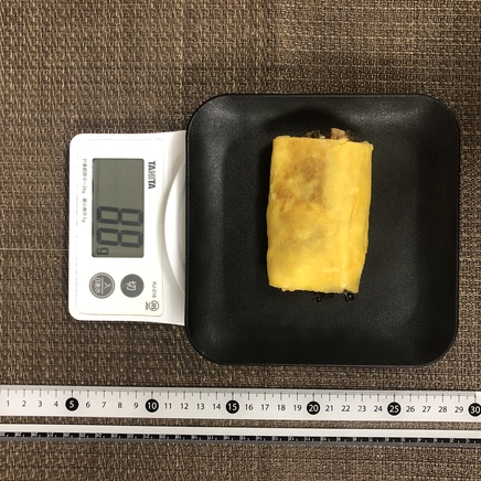 うなぎ1/4分のうなぎの卵焼き