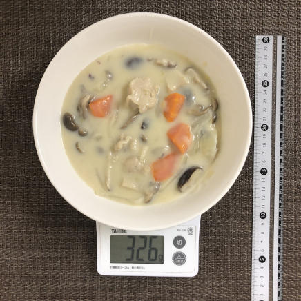 大皿1皿・1人前のきのこシチュー