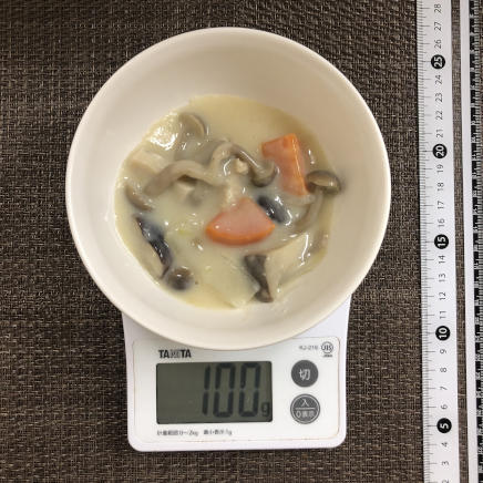 100g分のきのこシチュー