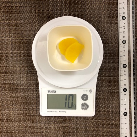 1人前のとんかつ定食の沢庵