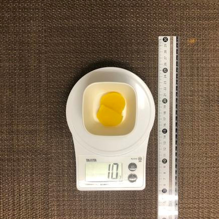 1人前のお好み焼き定食の沢庵