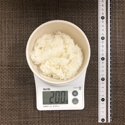 1人前のアジフライ定食のご飯