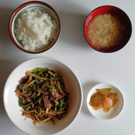 一人前のチンジャオロース定食