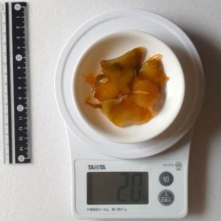 チンジャオロース定食1人前のザーサイ20g