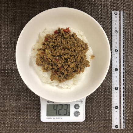 大皿1皿・1人前のキーマカレー