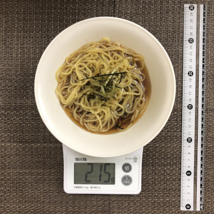 半人前のざるラーメン