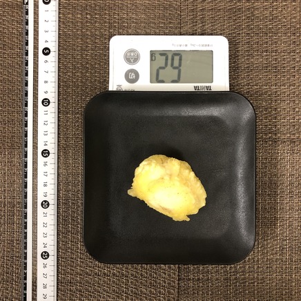 1個分の卵の天ぷら