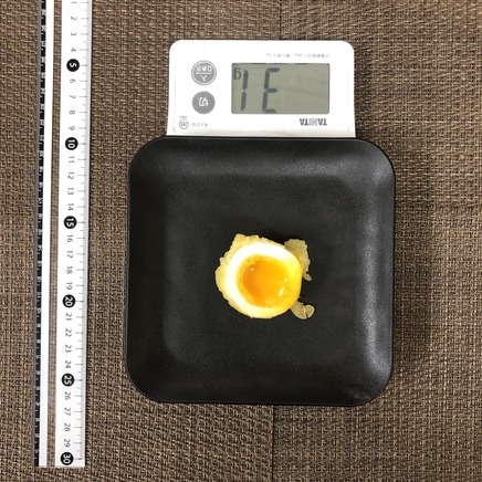 1/2個分の卵の天ぷら