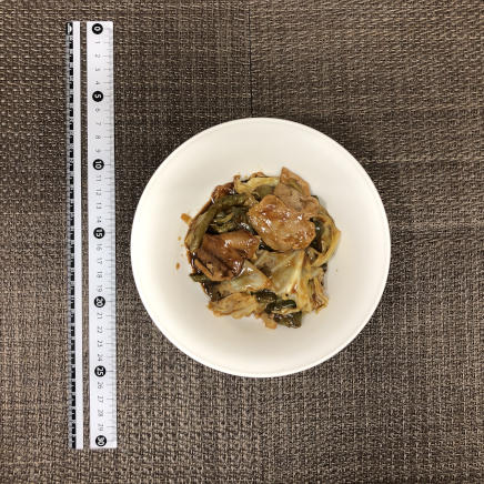 1人前の回鍋肉定食の回鍋肉