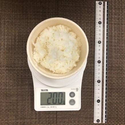 1人前の餃子定食のご飯