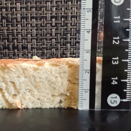 おからハンバーグの厚さ約2.5㎝