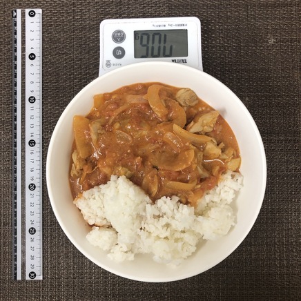 大皿1皿・1人前のバターチキンカレー