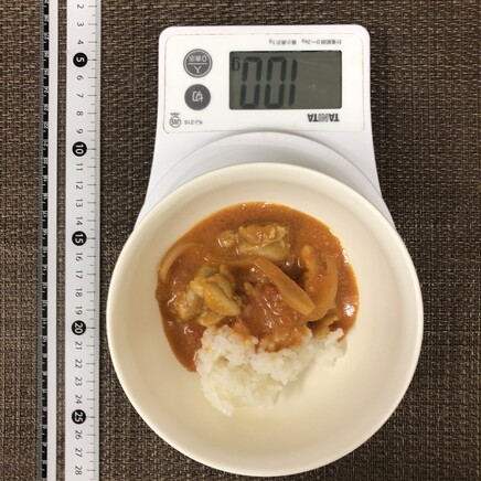 100g分のバターチキンカレー