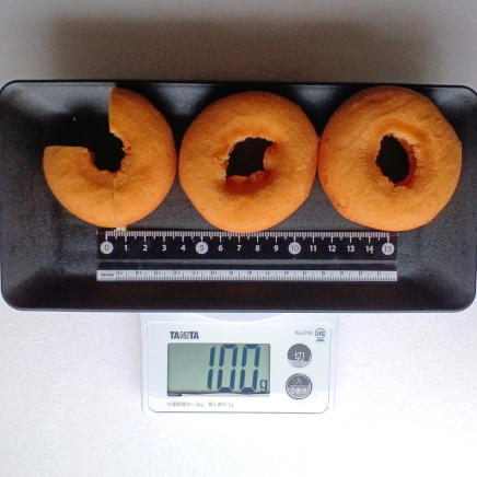100gの豆腐ドーナツ