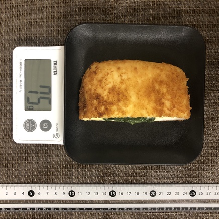 1/2枚分のはんぺんフライ