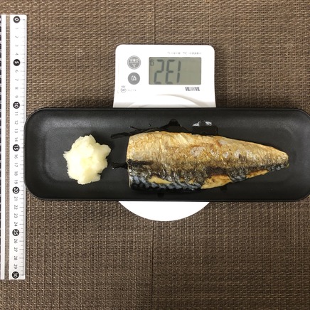 1人前の焼き鯖定食に使った焼き鯖