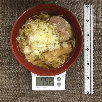 丼1杯・1人前のネギラーメン