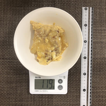 半人前のとんかつの卵とじ