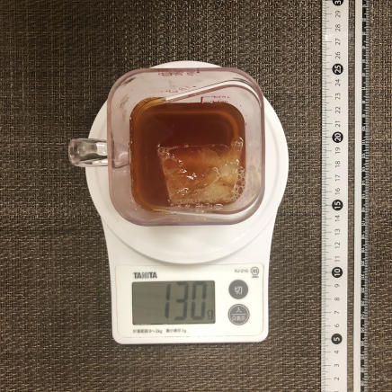 計量カップ130ml・重量130g